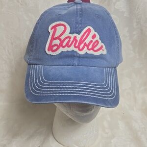 Wrangler Denim.Barbie Blue Baseball Cap with Pink Script Logo Patch NWT